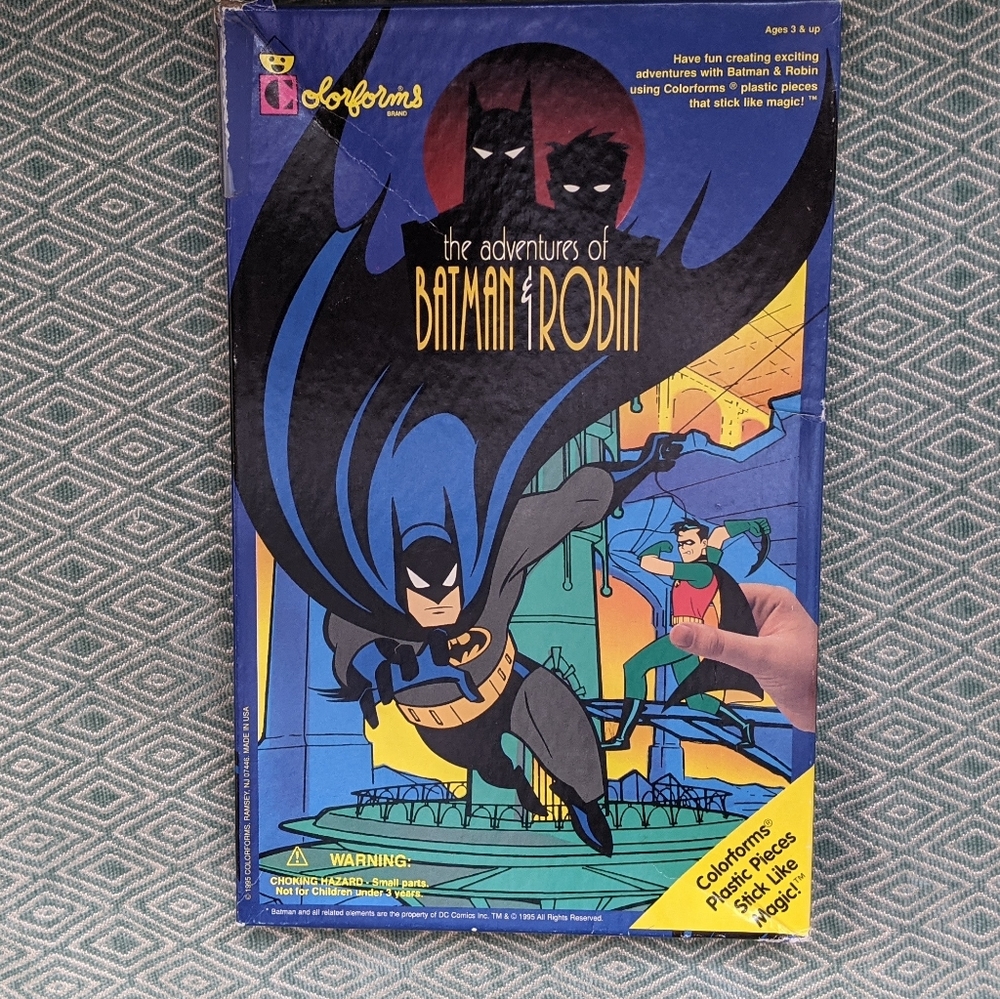 The Adventures of Batman & Robin Colorforms Set